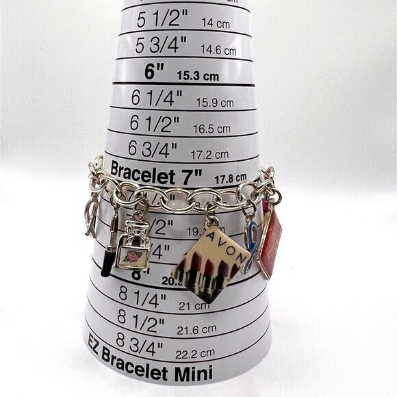 AVON Celebrating 125 years charm bracelet 2011 Beautiful! 7 in + 1.5‎ Ext. - Picture 4 of 10